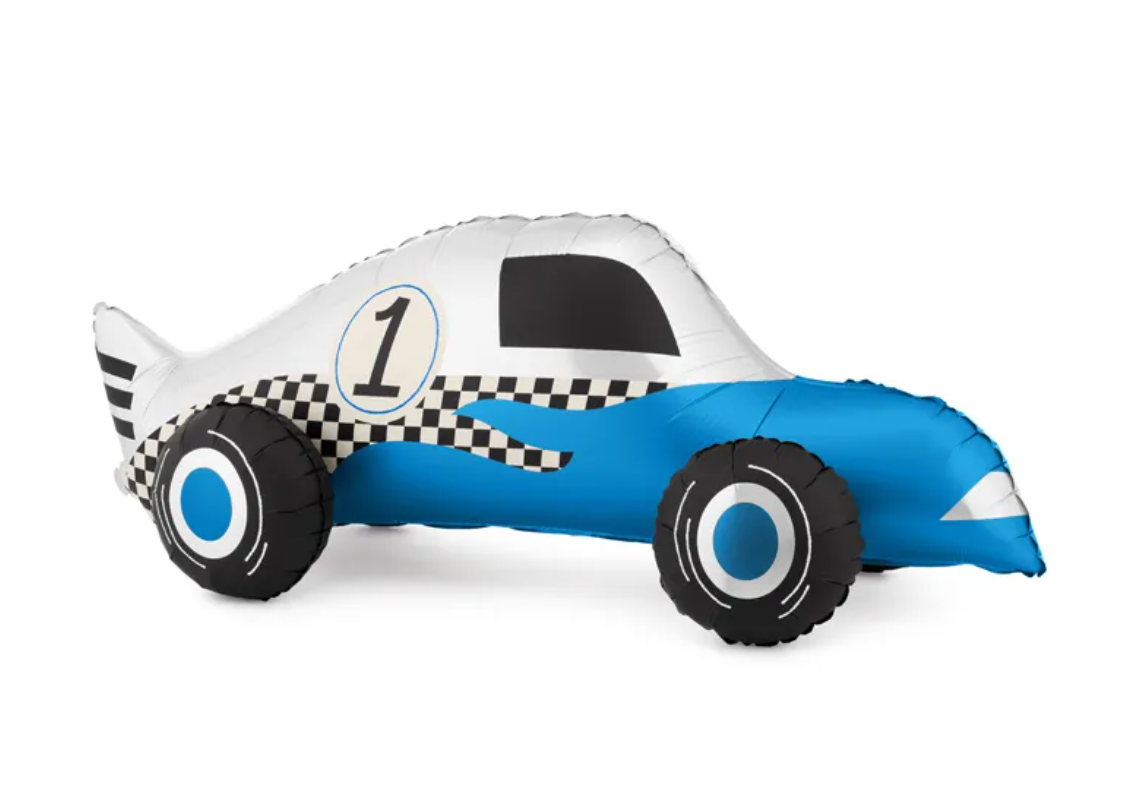 Folieballong - Racing bil