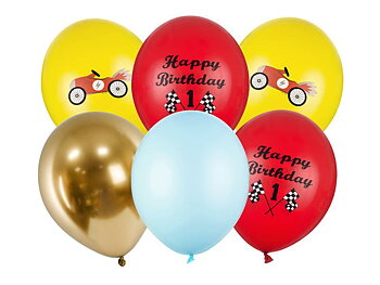 Ballonger | 6-pack | Bil-motiv