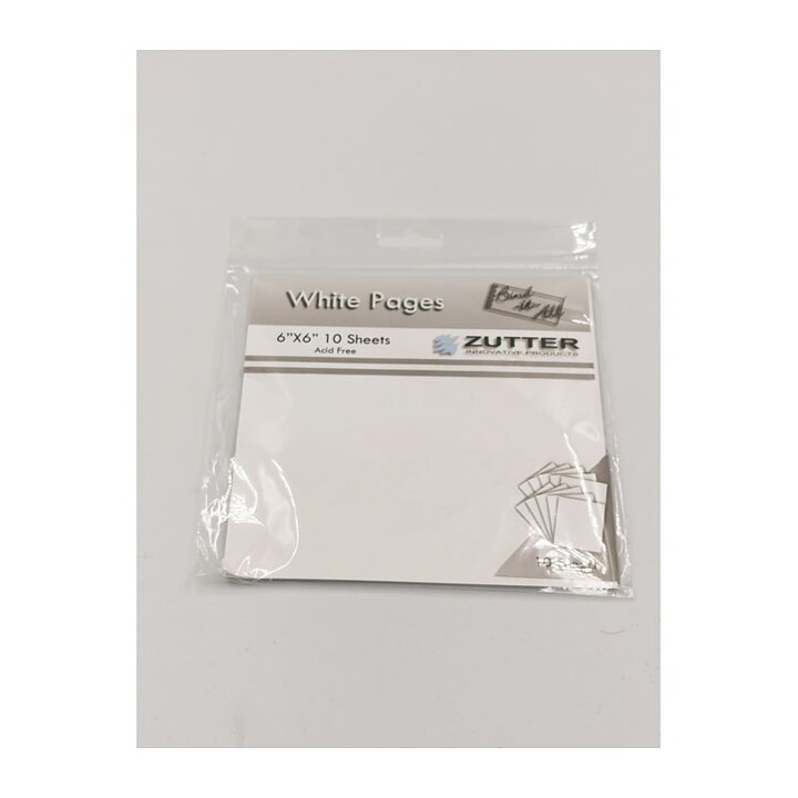Zutter Bind It All - Pages 6x6 white