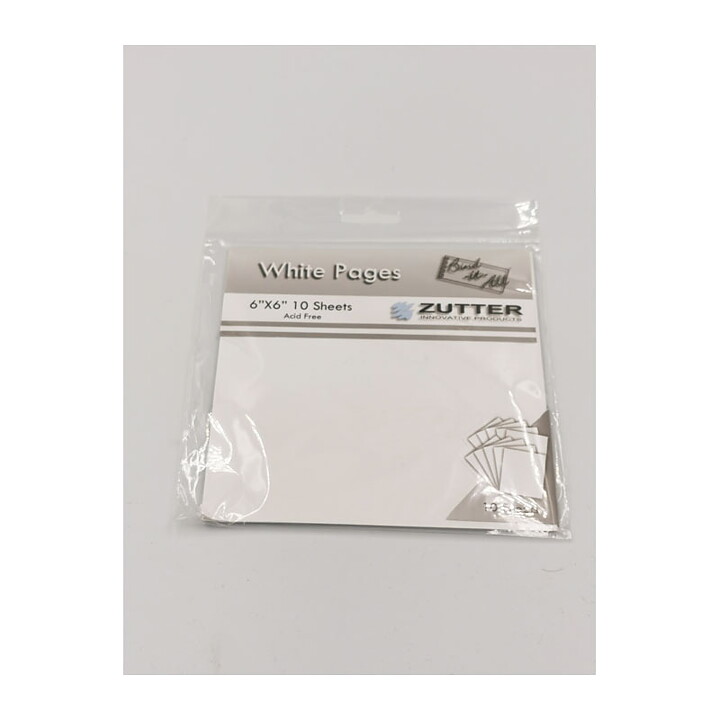 Zutter Bind It All - Pages 6x6 white