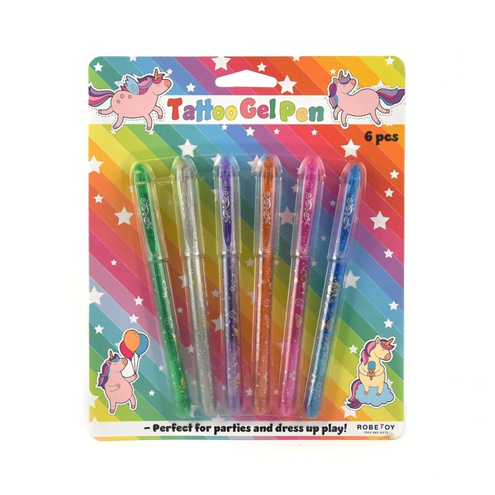 Tatueringspennor, 6-pack - Robetoy