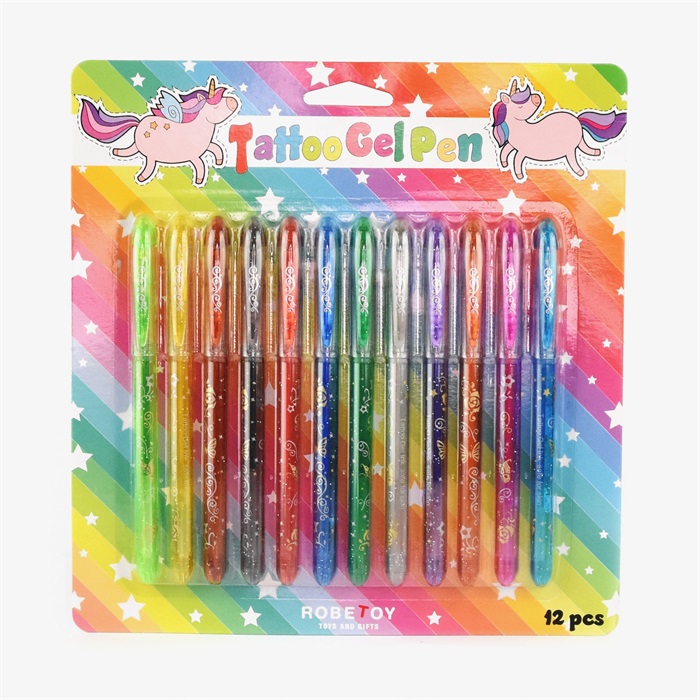 Tatueringspennor, 12-pack - Robetoy