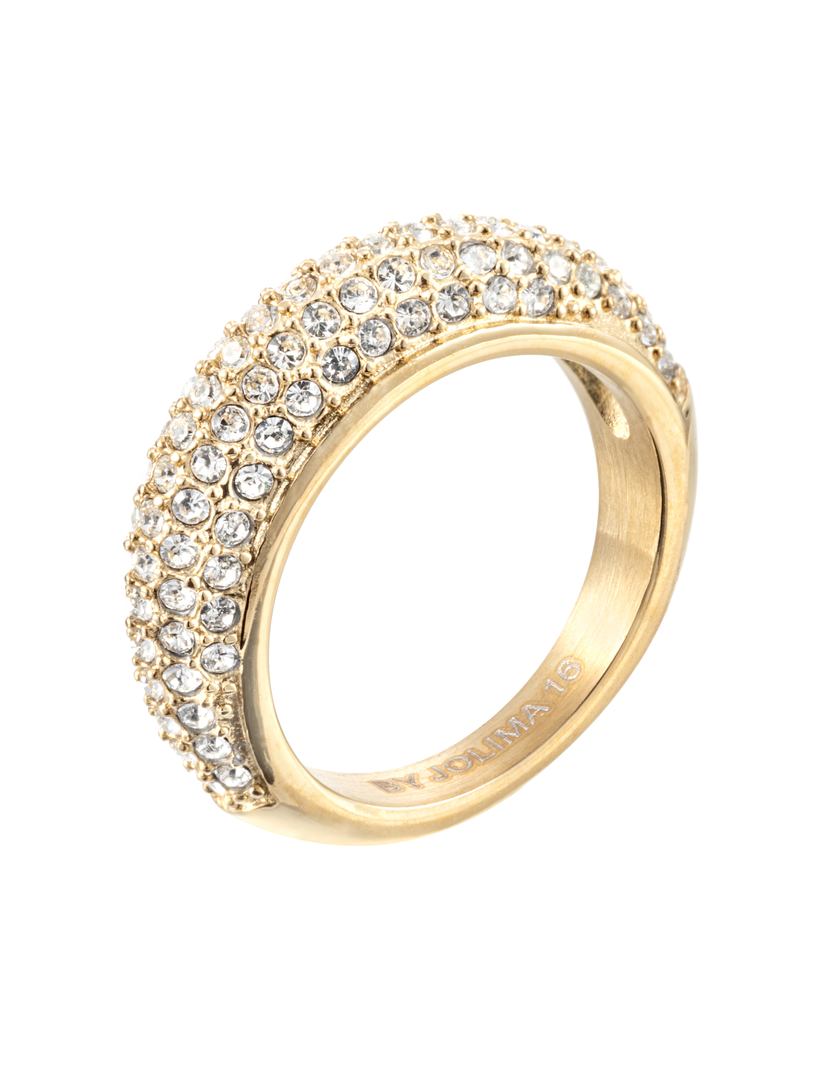 Rock Crystal ring, gold