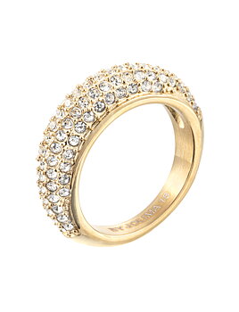 Rock Crystal ring, gold