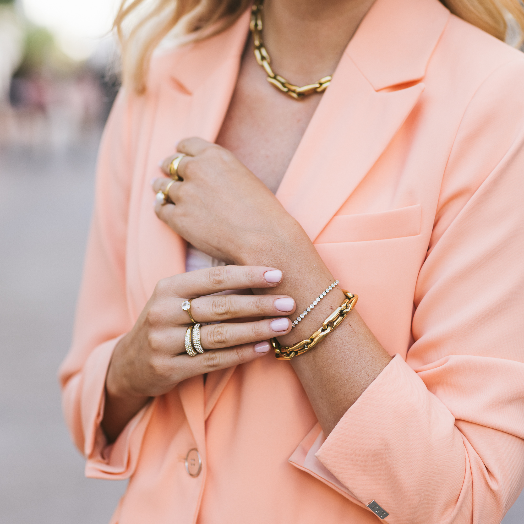 Rock Crystal ring, gold - 3