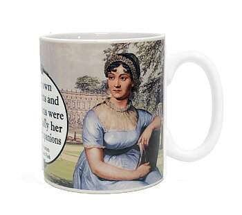 Fly Paper Products : Jane Austen Her own thoughts and reflections - Mugg 30 cl