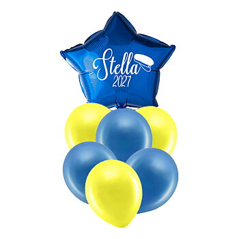 Ballongbukett med namn - Student 2027