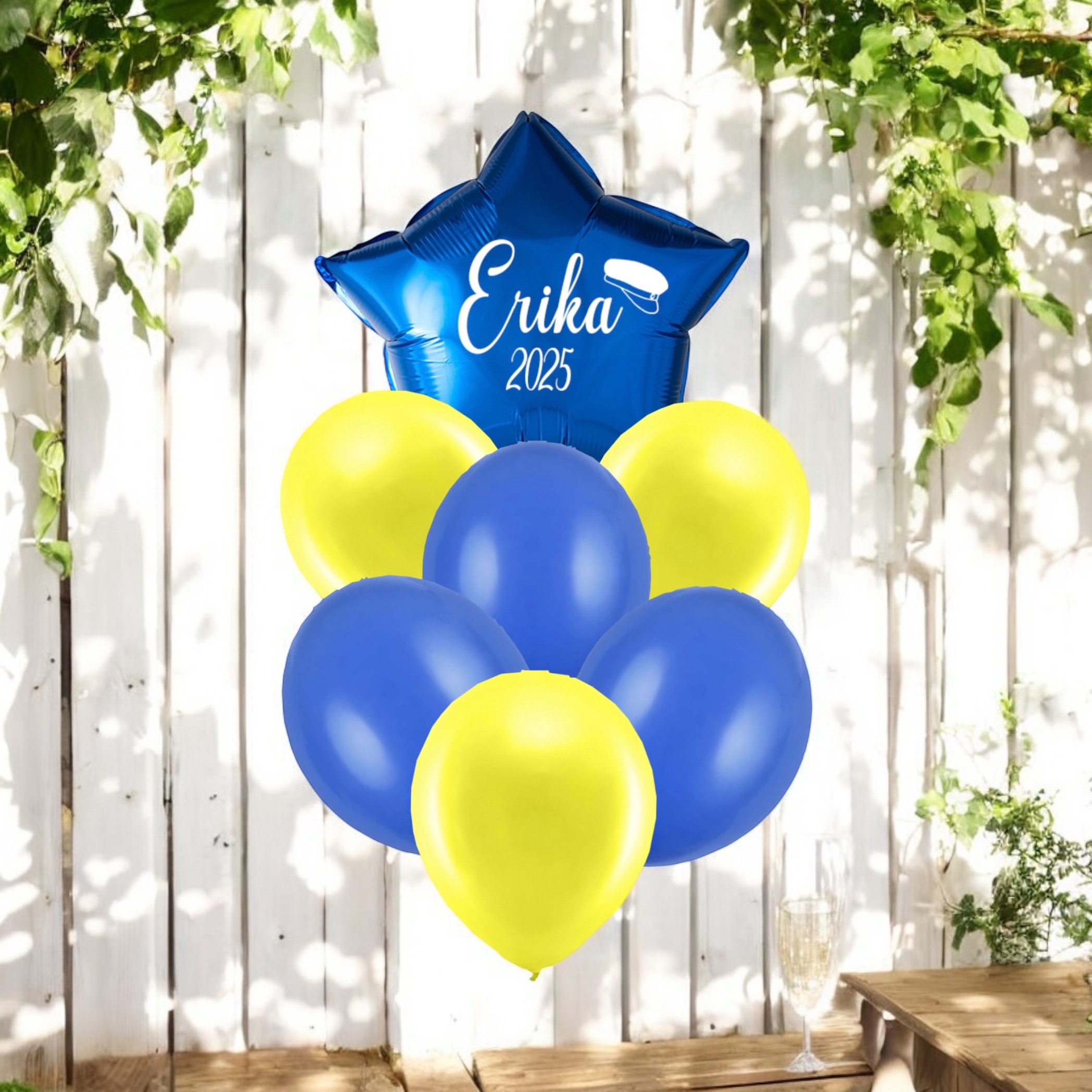 Ballongbukett med namn - Student 2025