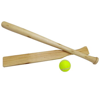 Brännbollsracket / Brännboll set med 2 racket + 1 boll