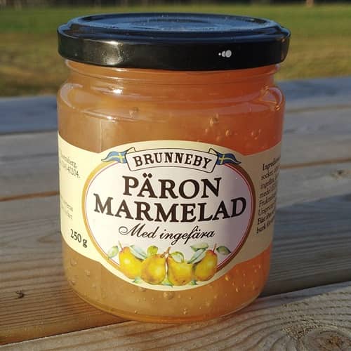 Päronmarmelad med ingefära, 250 g