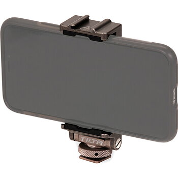 Tiltaing Adjustable Cold Shoe Phone Mounting Bracket Tactical Grey