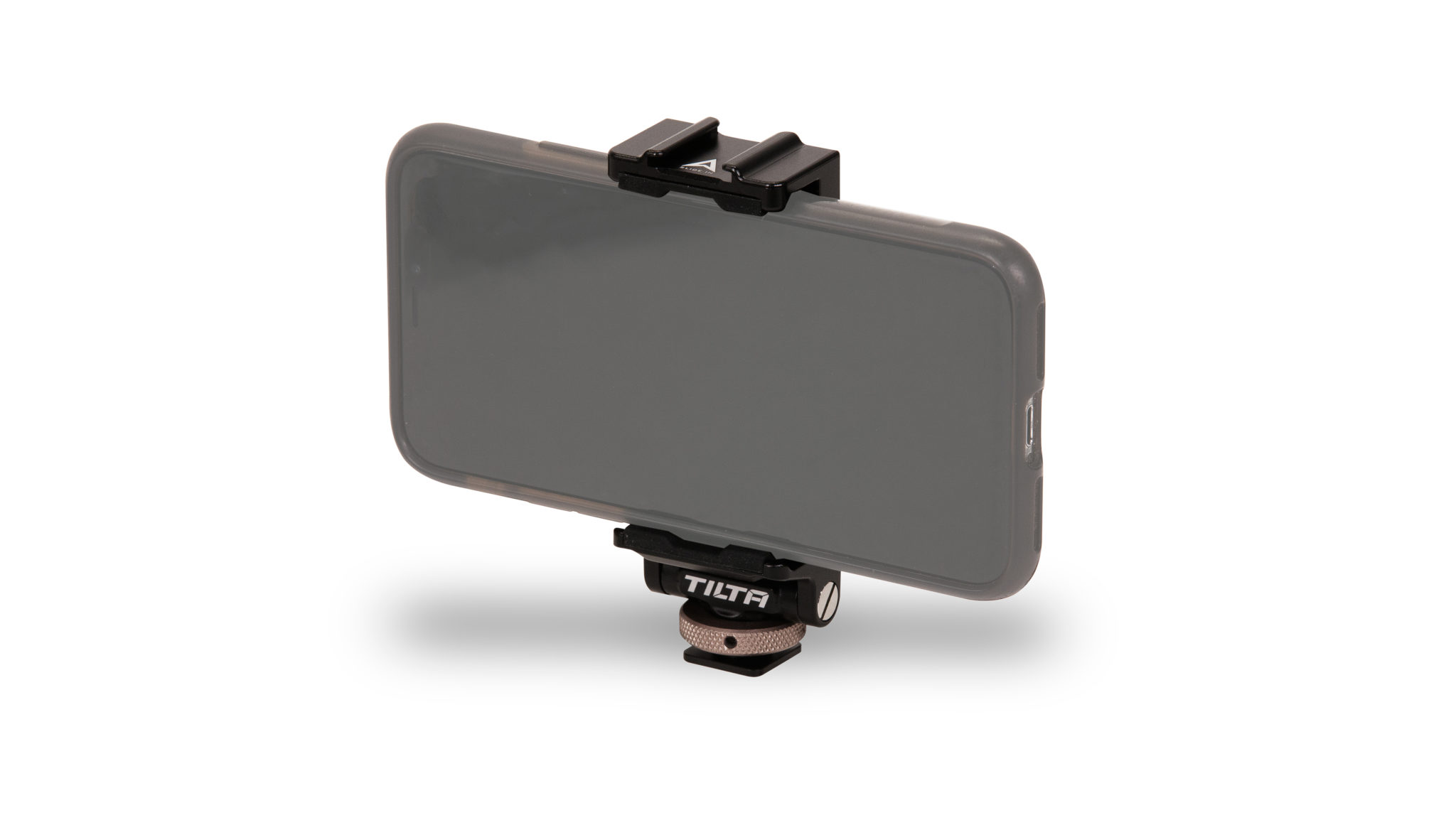 Tiltaing Adjustable Cold Shoe Phone Mounting Bracket Black - 3