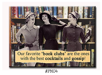 Fly Paper Products : Book Club Fridge Magnet - Kylskåpsmagnet