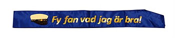 Sash | Student | Fy fan vad jag är bra! | blå