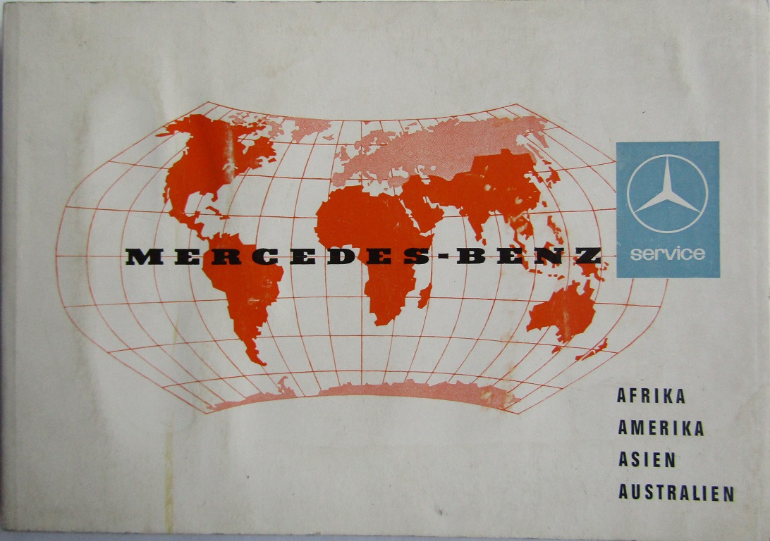 1967 Mercedes-Benz Serviceställen Amerika