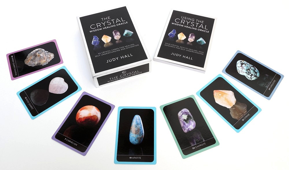 The Crystal Wisdom Healing Oracle - 50 Oracle Cards for Healing, Self Understanding and Divination av Judy Hall - 2