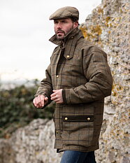 Engelsk Tweed -Ryton Tweed Hunting Jacket - CASTLETON GREEN