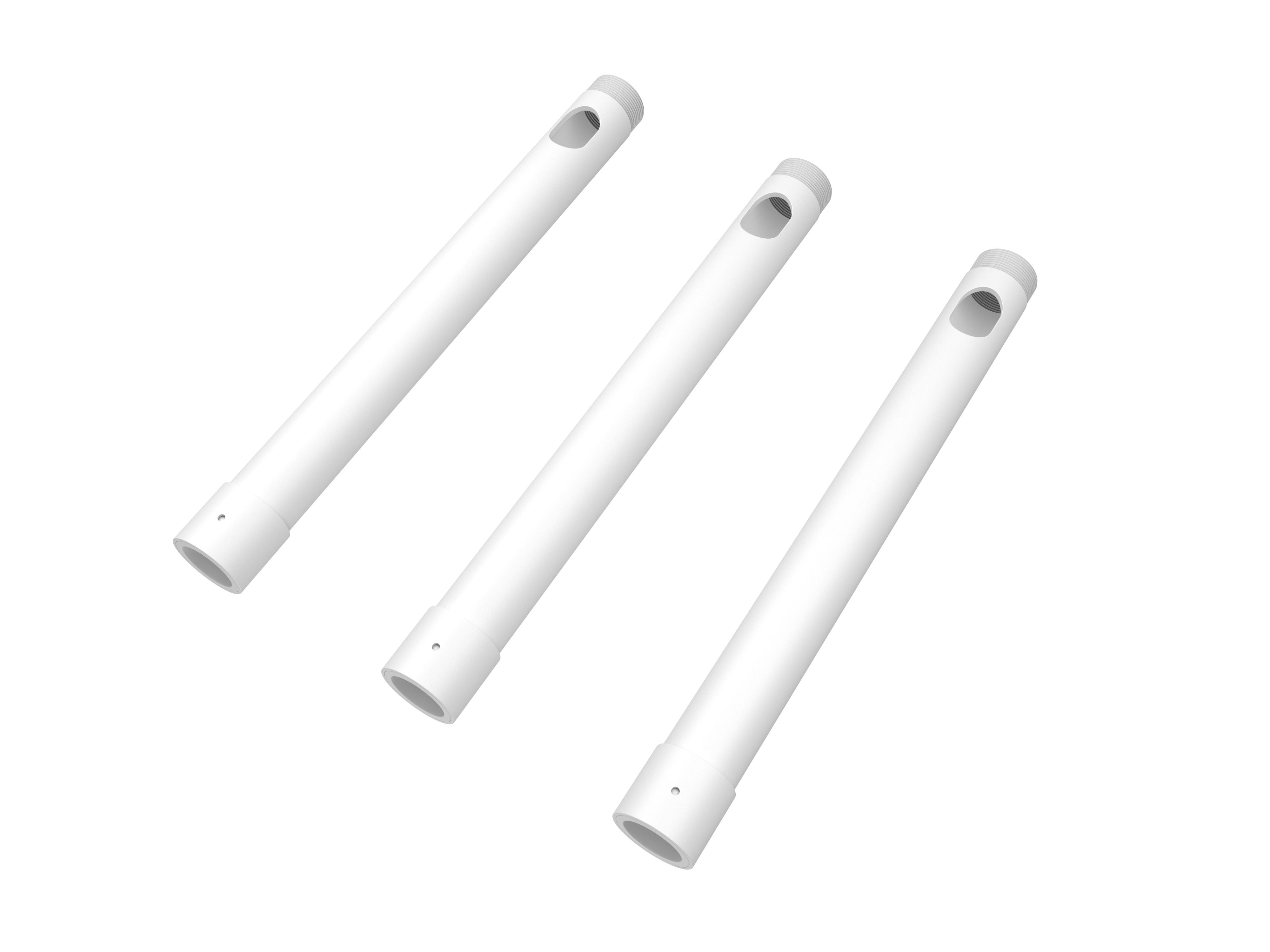 M Projector Mount Pro HD White Extension Poles 3 x 500mm Multibrackets