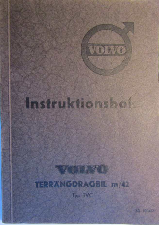 1944 Volvo Terrängdragbil m/42 Typ TVC Instruktionsbok 7-44