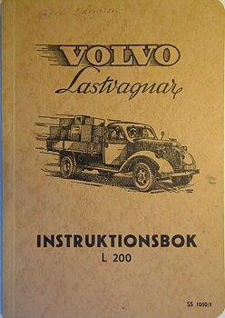 1949 Volvo L 200 Instruktionsbok 11-48