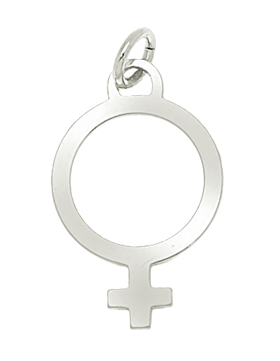 Letters Venus big pendant neck 55-60 silver - 2