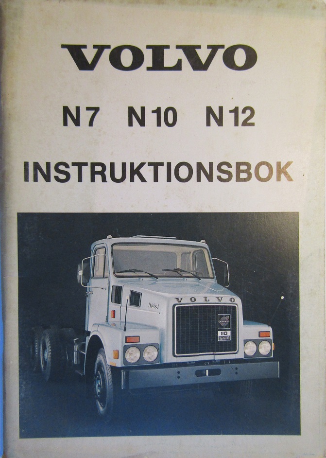 1979 Volvo N 7 N 10 N 12 Instruktionsbok 9-79