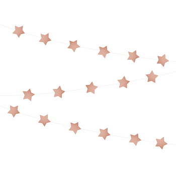 Girlang | 2,5 m | Rosé | Stjärnor