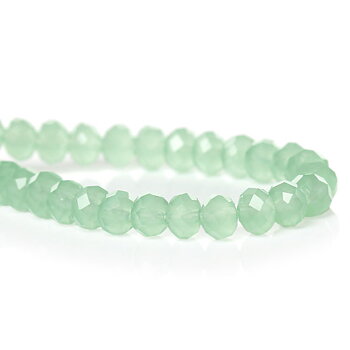 Faceted,   4mm,  springgreen