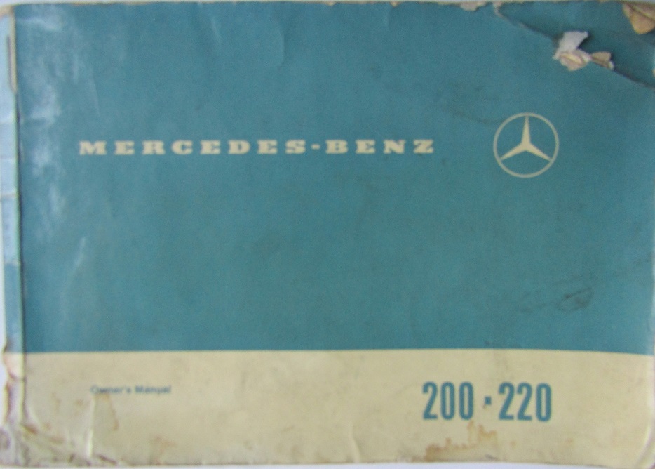 1969 Mercedes-Benz 200 ¤ 220 Owner's Manual