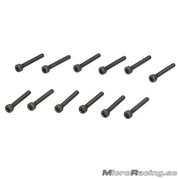 DEAL* HB RACING - M3x22mm Cap Head Screws, 12pcs