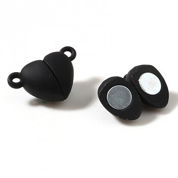 Magnetclasp heart , Black