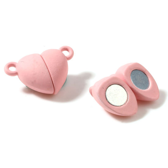 Magnetclasp heart , Pink