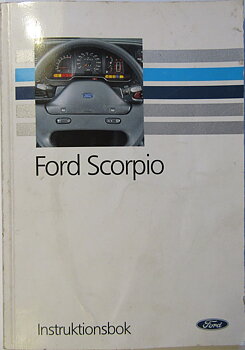 1990 Ford Scorpio Instruktionsbok 11/89