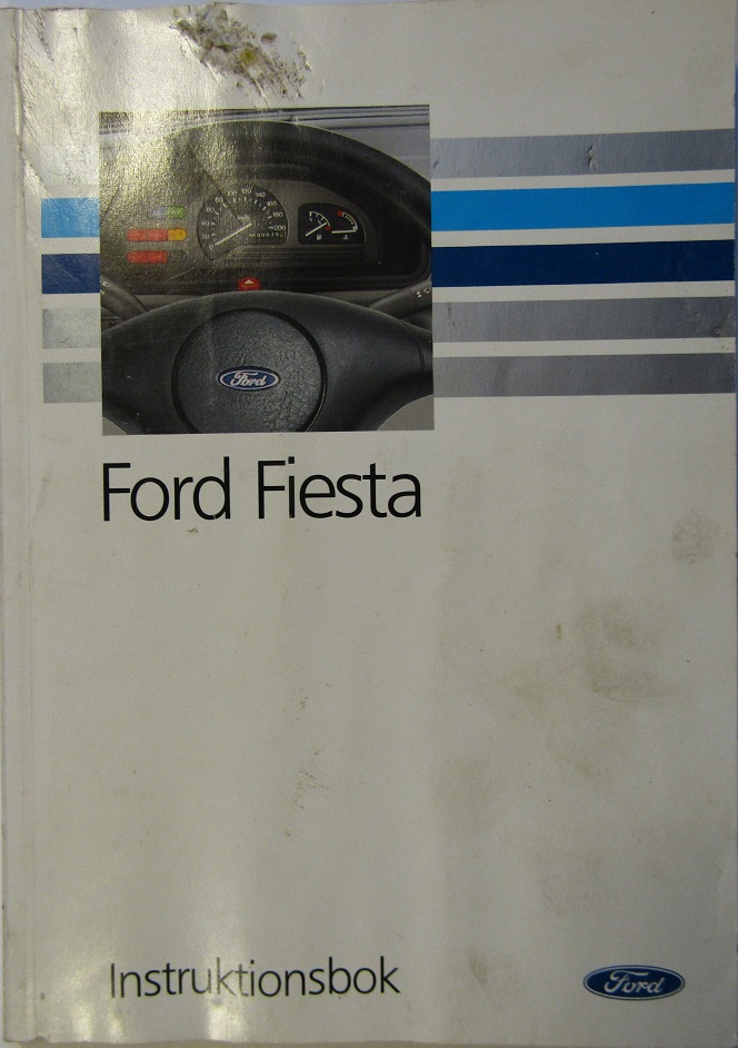 1994 Ford Fiesta Instruktionsbok 7/93