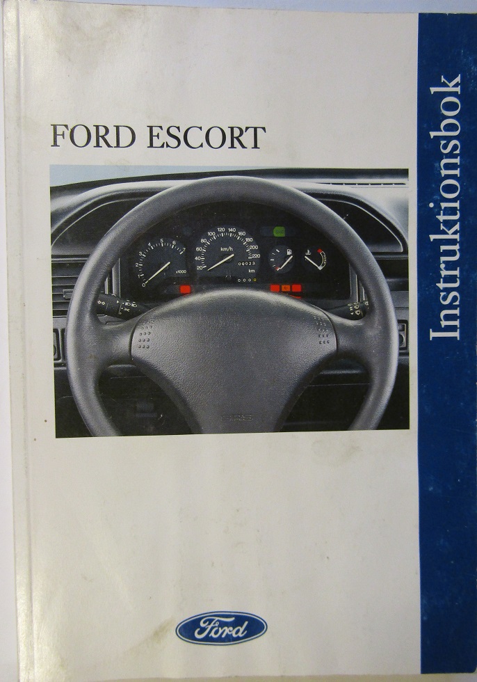 1994 Ford Escort Instruktionsbok 7/93