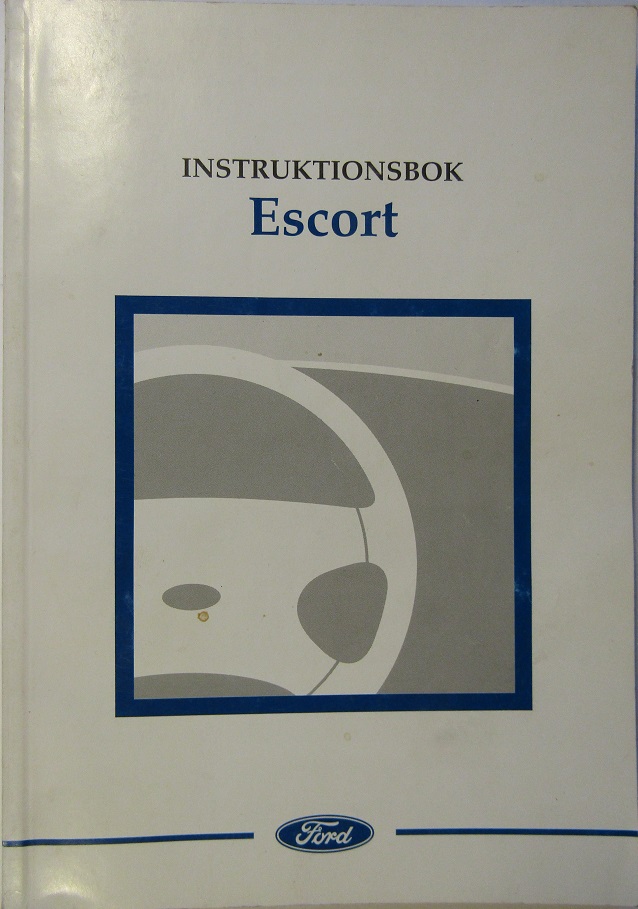 1997 Ford Escort Instruktionsbok 3/97
