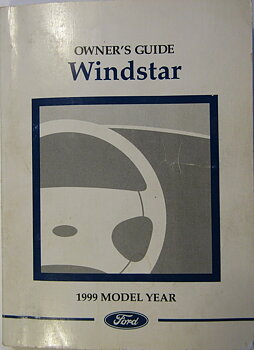 1999 Ford Windstar Owner's Guide