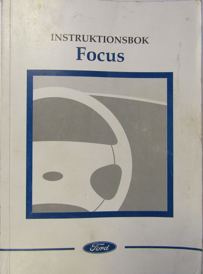 2001 Ford Focus Instruktionsbok 08/2000