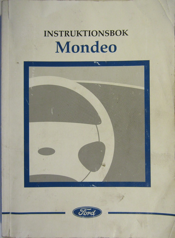 2001 Ford Mondeo Instruktionsbok 01/2001