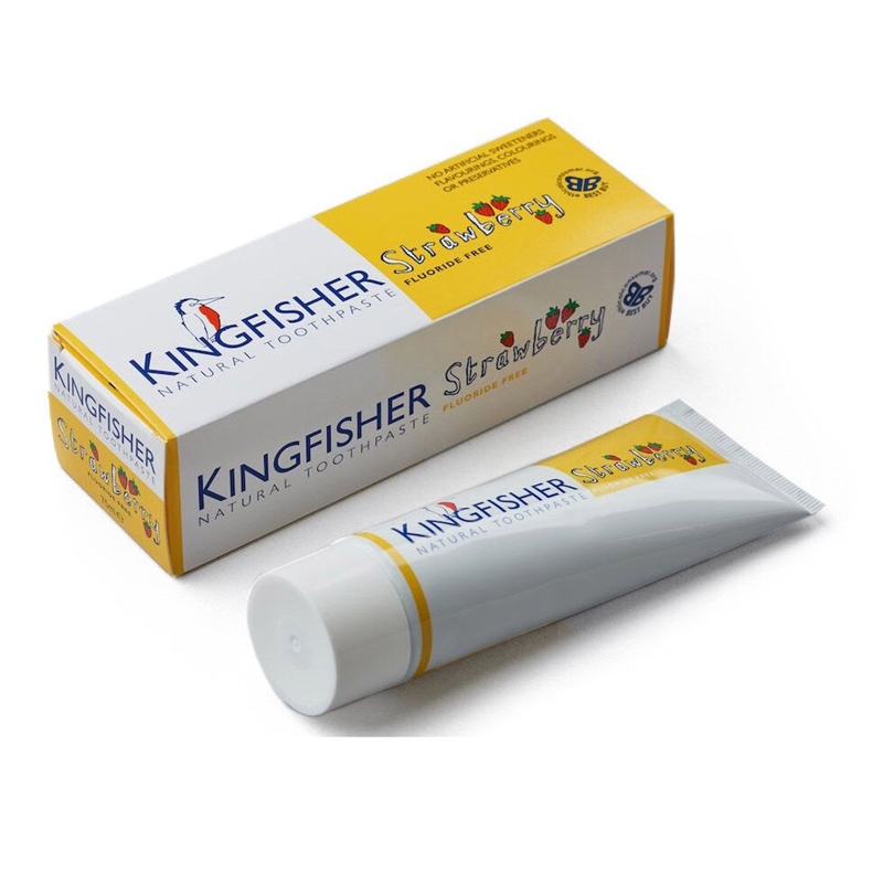 Kingfisher Tandkräm Barn Jordgubb Flourfri 75ml