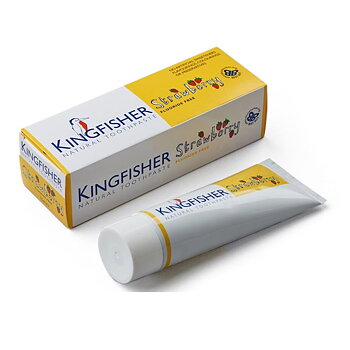 Kingfisher Tandkräm Barn Jordgubb Flourfri 75ml