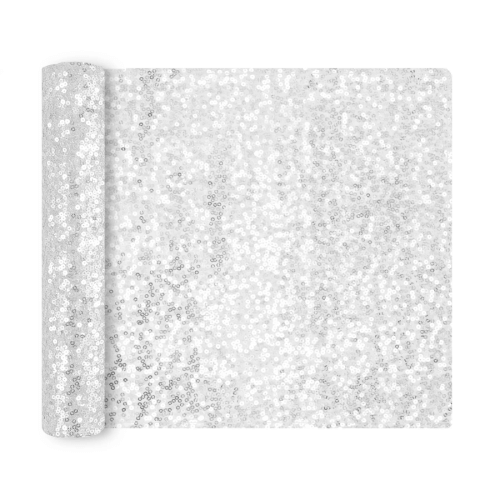 Sequin Bordslöpare  Silver 200x28cm