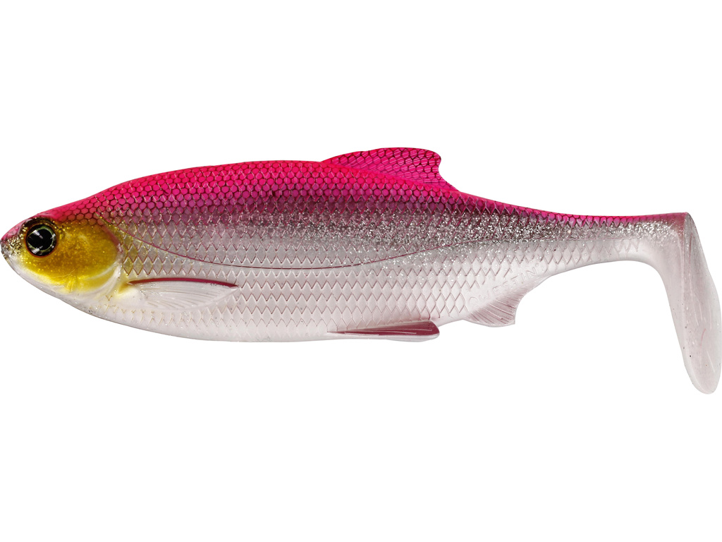 westin Ricky the Roach Shadtail är en realistiskt gäddjigg på 14cm. Med sin breda paddel och lunkande gång har den fångat många stora gäddor. pink headlight