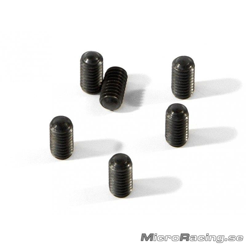 DEAL* HB RACING - M4x5mm Stopp Skruv, 8st