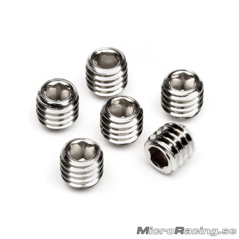 DEAL* HB RACING - M3x3mm Set Screws, 6pcs