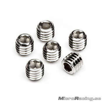 DEAL* HB RACING - M3x3mm Set Screws, 6pcs