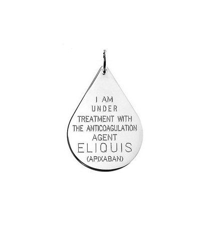 Eliquis drop Silver 29*20*1 mm 925 - 4
