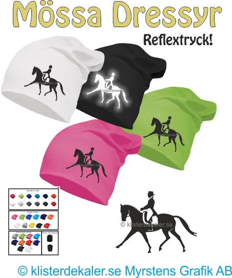 Hat in reflextive print Dressage