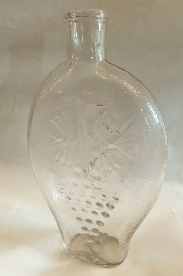 Hunting flask antique Norwegian coat of arms - 2