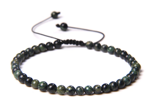 Jaspis Kambaba Armband - 4mm Pärlor
